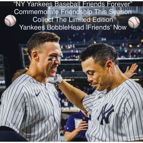 NEW YORK YANKEES AARON JUDGE BOBBLEHEAD NIB SGA 60 Home Runs 2020 - Picture 2 of 11